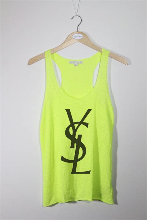 ysl high top|YSL tank top.